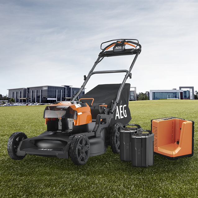 Aeg 58v lawn shop mower