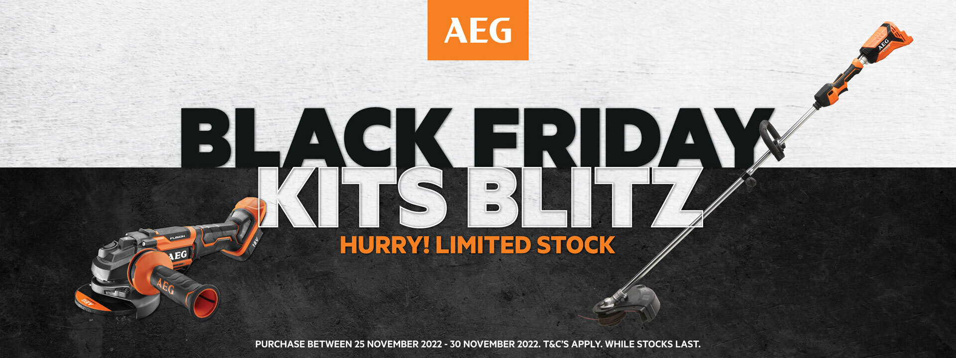 Black Friday Kits Blitz AEG Tools