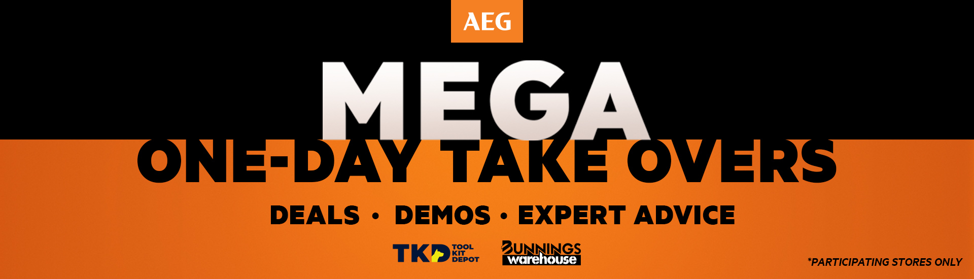 One Day Take Overs AEG Tools